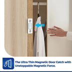 Pack of 3 Mini Door Magnet – Strong Magnetic Door Catch | Cabinet & Door Stopper