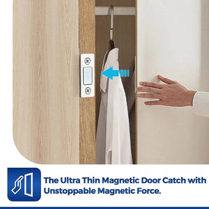 Pack of 3 Mini Door Magnet – Strong Magnetic Door Catch | Cabinet & Door Stopper