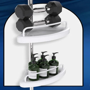Bathroom Corner Shelf 2 Tier – Shower Rack Organizer