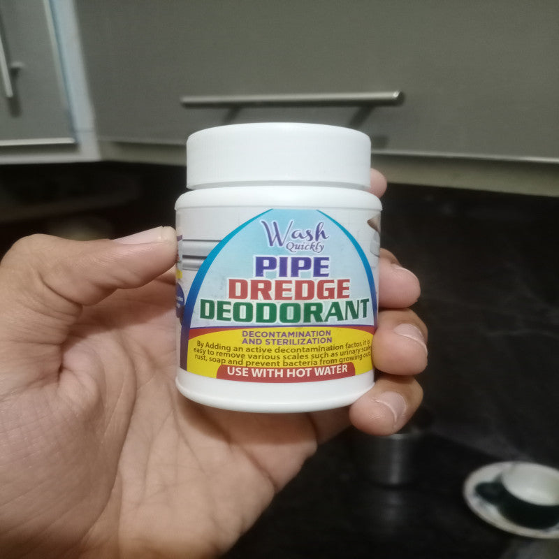 Pack of 2 Drain Cleaning Powder – Pipe Dredge Deodorant | Sink & Bathroom Blockage Remover (Powerful Unclogging Formula)