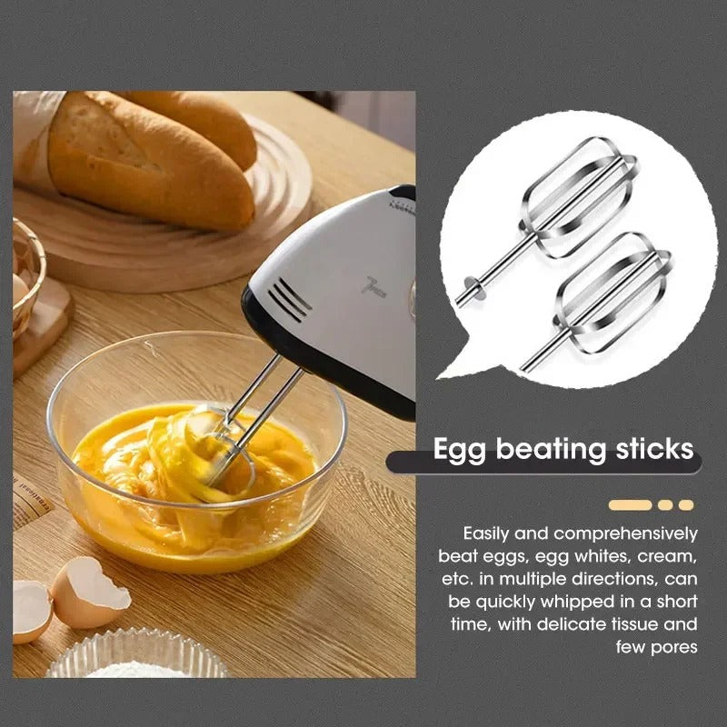 Scarlett Electric Hand Mixer – 7 Speed Egg Beater for Baking, Cream & Dough Mixing