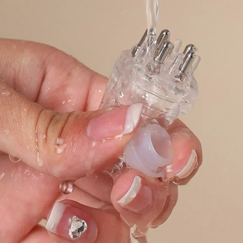 Hair Oil Applicator Bottle – Scalp Massage Oil Comb Dispenser | Precise & Mess-Free Hair Oiling Tool