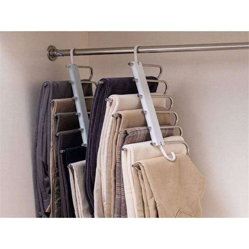Pack of 2 Pant Hanger For Clothes Organizer