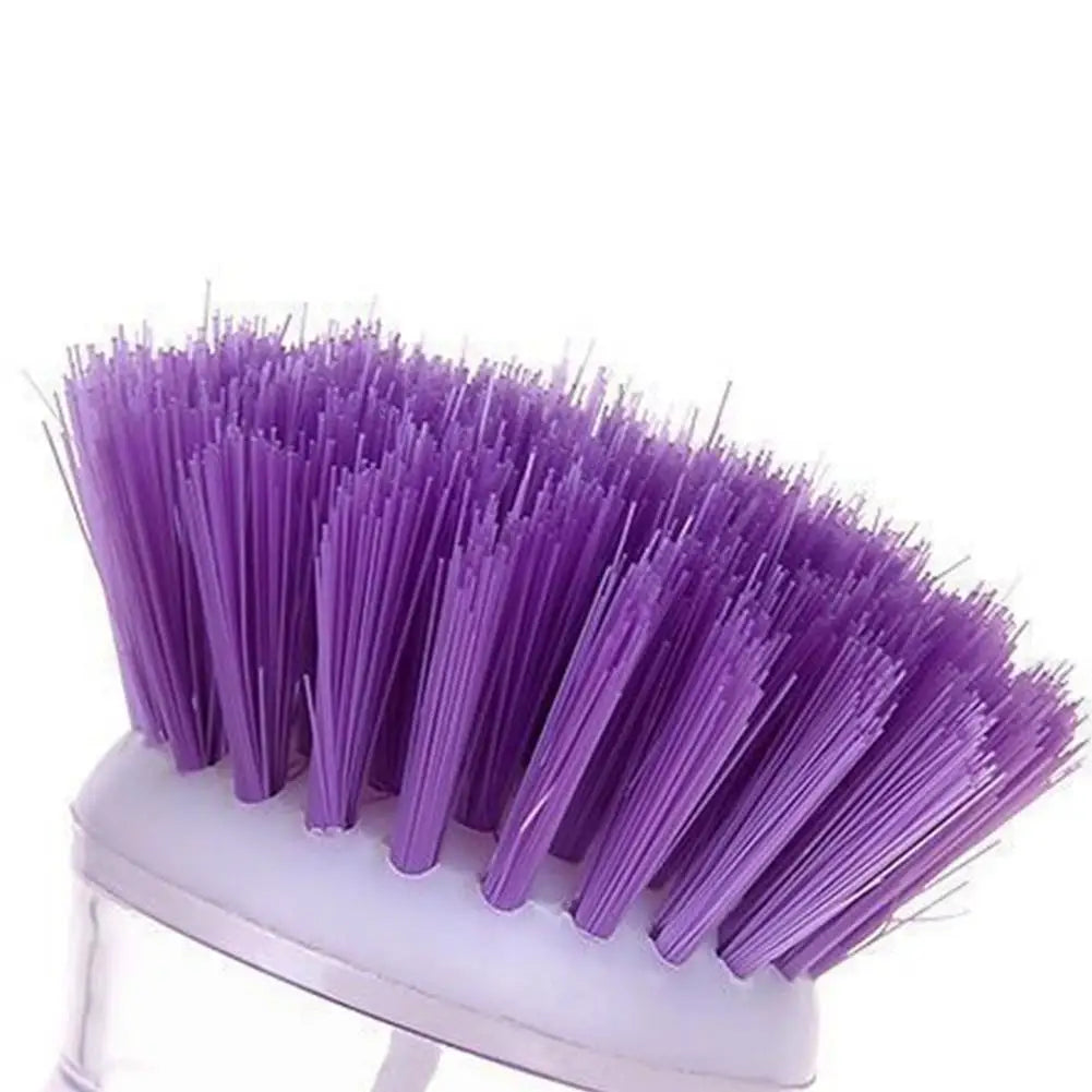Pack of 2 Dish Cleaning Brush with Soap Dispenser – Automatic Liquid Dispensing Kitchen Scrubber