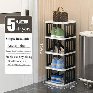Classic 5 Layer Shoe Rack – Multi-Tier Space Saving Shoe Organizer for Home