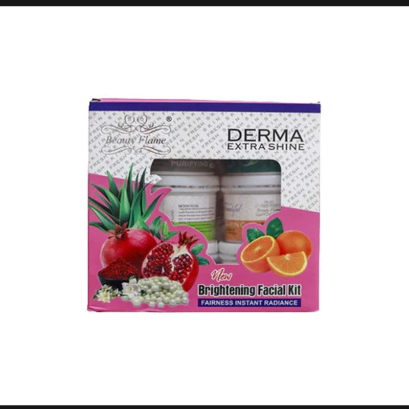 Derma Facial Kit 7-in-1 – Complete Brightening & Glow Skin Care Set