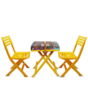 Kids Foldable Chair & Table Set – Fun Study & Play Furniture Set