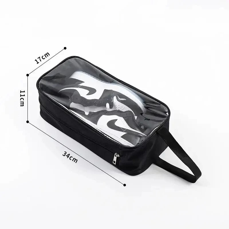 Single Shoe Storage Bag – Travel Shoes Organizer with Transparent Cover