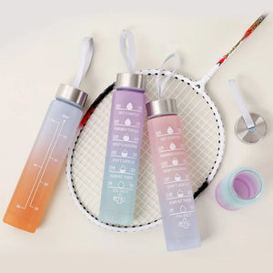 3PCS Water Bottle Set – Motivational Gradient Bottles