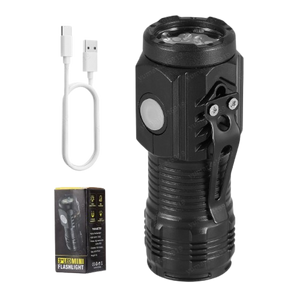 3 Mode Mini LED Flashlight – Portable Torch Light | High Bright Rechargeable Pocket Light