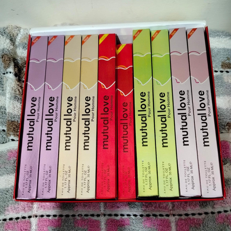 Mutual Love Pen Perfume Pack of 5 – Long Lasting Mini Pocket Fragrance Set