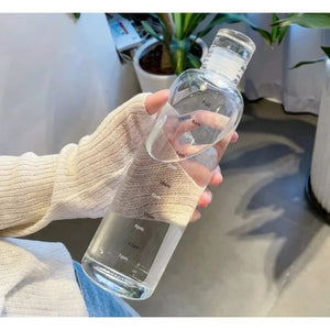 Transparent Scale Water Bottle – Large Capacity Hydration Tracker Bottle