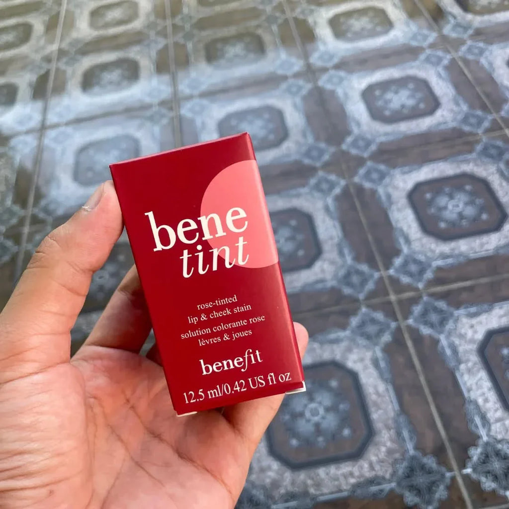 Lip & Cheek Bene Tint – Long Lasting Natural Glow Liquid Blush & Lip Color