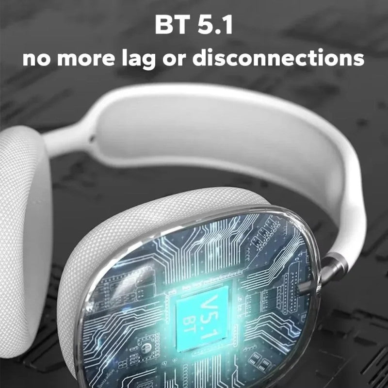 P9 Wireless Bluetooth Headphones – HiFi Stereo Sound, Noise Reduction & Memory Card Support