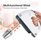 Scarlett Electric Hand Mixer – 7 Speed Egg Beater for Baking, Cream & Dough Mixing
