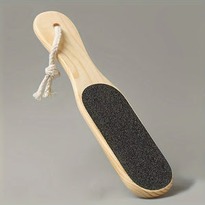 Wooden Foot File – Callus Remover & Dead Skin Scrubber for Smooth Soft Feet