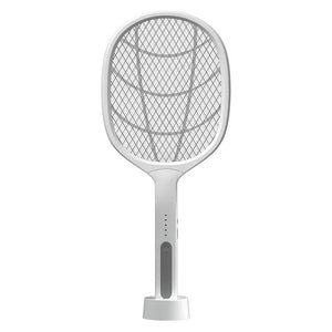 2-in-1 Mosquito Racket with UV Light – Rechargeable Electric Bug Zapper with Stand