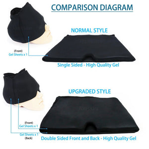 Hot & Cold Therapy Ice Cap – Gel Headache Relief Mask | Migraine Relief & Stress Cooling Cap