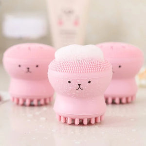 Octopus Facial Cleansing Brush – Silicone Face Scrubber & Deep Pore Massager