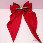 Pack of 2 Elegant Bow Hair Clip – Butterfly Style Long Tail Hair Accessory for Women & Girls