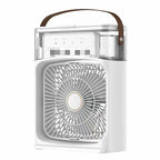 Mini Cooling Fan with Water Tank – Portable Air Cooler | Humidifier Fan with LED Light