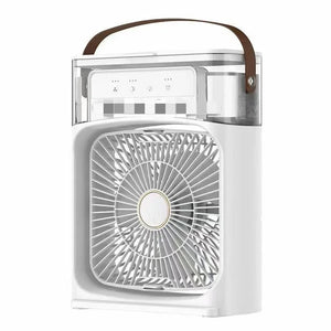 Mini Cooling Fan with Water Tank – Portable Air Cooler | Humidifier Fan with LED Light