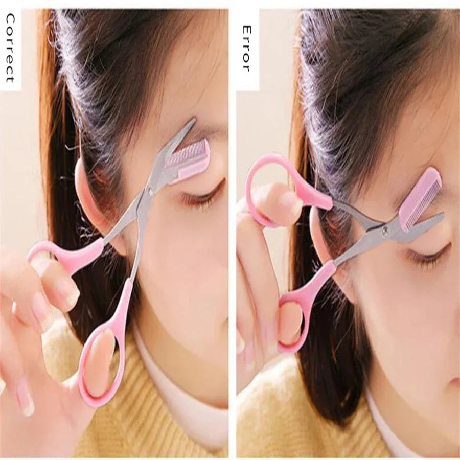 Eyebrow Scissors with Comb – Precision Brow Trimming Tool for Perfect Shape