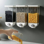 Single Rice Dispenser Bucket – Wall Mounted Grain Storage Container | Airtight Rice & Pulses Dispenser