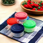 Food Storage Containers Pack of 6 – Airtight Mini Storage Boxes | Kitchen & Lunch Storage Set