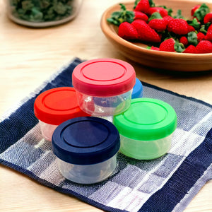 Food Storage Containers Pack of 6 – Airtight Mini Storage Boxes | Kitchen & Lunch Storage Set