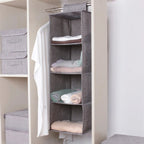 5 Layer Hanging Almari Organizer – Foldable Closet Storage Bag