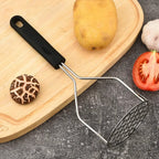 Potato Masher – Stainless Steel Hand Masher | Heavy Duty Vegetable & Fruit Masher