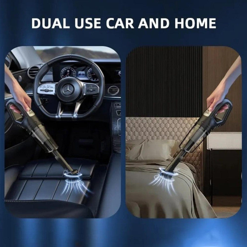 2 in 1 Cordless Car Vacuum Cleaner – Portable Handheld Vacuum with HEPA Filter