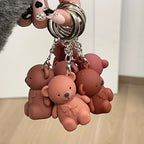 Teddy Bear Lip Gloss Pack of 6 – Cute Mini Lip Gloss Set