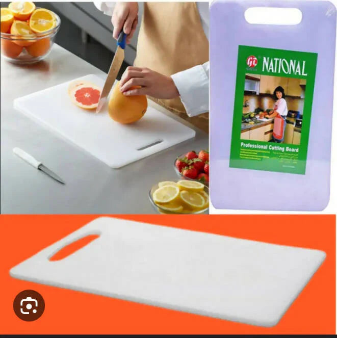 Double-Sided Cutting Board – Anti-Slip Kitchen Chopping Board (Food Grade)