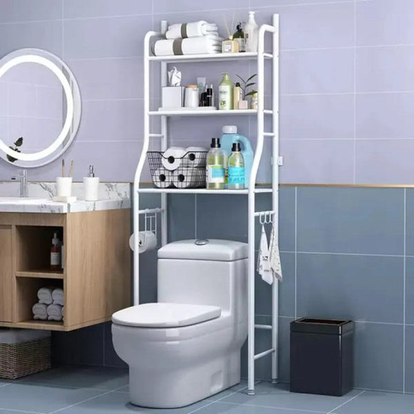 Over The Toilet Storage Rack – 3 Tier Bathroom Organizer Shelf Space Saver