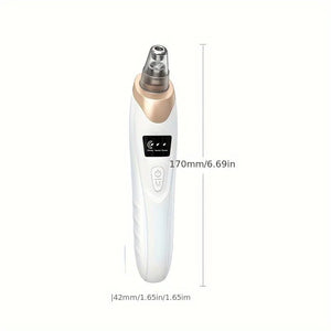Electric Blackhead Remover Vacuum – Pore Cleaner & Acne Suction Device (5 Heads)
