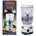 Silver Crest 2 in 1 Blender – 150W Dual Layer Grinder & Juicer | Compact Kitchen Machine