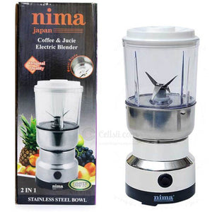 Silver Crest 2 in 1 Blender – 150W Dual Layer Grinder & Juicer | Compact Kitchen Machine