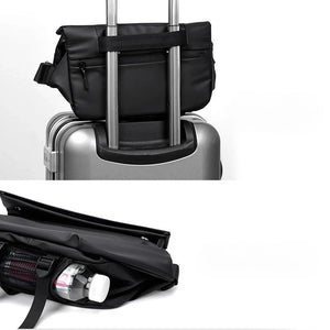 Imported 2 in 1 premium leather cross body travel bag