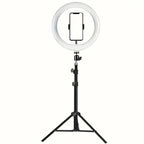 LED Ring Light with Stand – Adjustable Tripod Light for Makeup, TikTok & YouTube