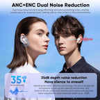 A9 Smart Tactile Wireless Earbuds – Touch Screen Case, Noise Reduction & Bluetooth 5.3