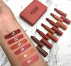 Heng Fang Mini Lipstick Set (6 Shades) – Matte Red & Nude Lipsticks Kit