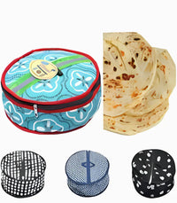 Pack of 2 Insulated Roti Bag – Chapati Keeper with Zipper (Keeps Food Hot & Fresh)