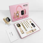 A58 Ladies Smart Watch Gift Set – Couple Watch with Jewelry Combo