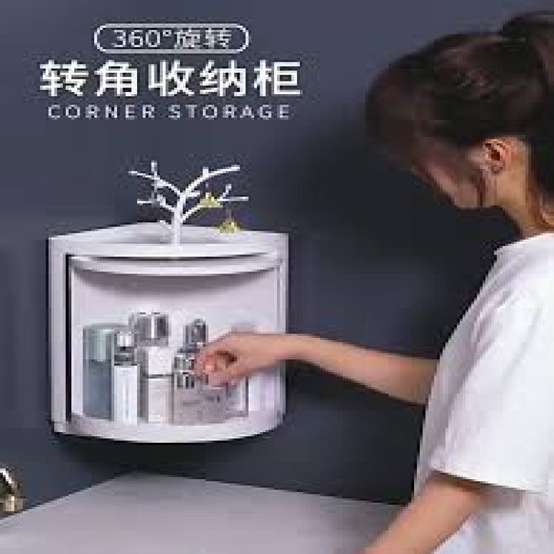 EMSA Bathroom Cabinet – Single Layer Corner Storage Organizer