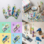 Pack of 2 Kids Toothbrush with Toy – Soft Bristle Baby Toothbrush | Fun Learning Dental Kit for Children