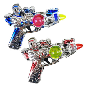 Mini Music Gun Toy for Kids | LED Light & Sound Blaster Toy