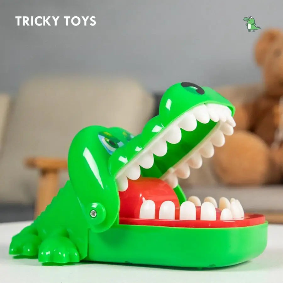 Crocodile Teeth Game Toy | Funny Bite Finger Family Game for Kids