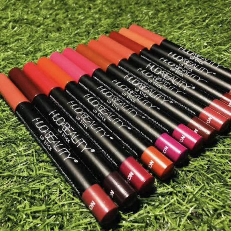 Matte Lip Crayon Pencil – Long Lasting Smooth Lipstick Pencil (Big Size)